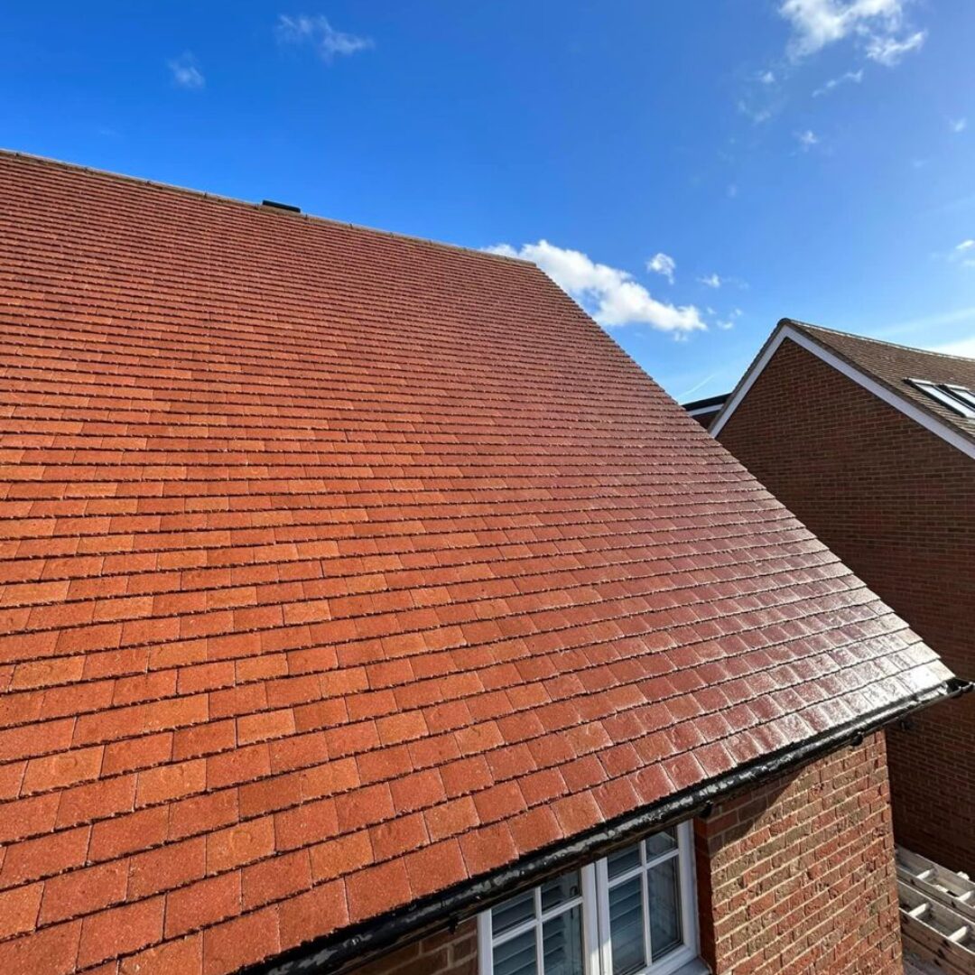 gutter cleaning new build