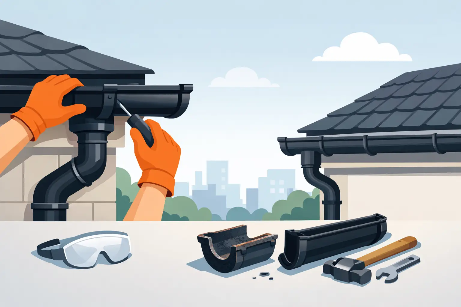 Cast Iron Gutter Replacement: What to Expect