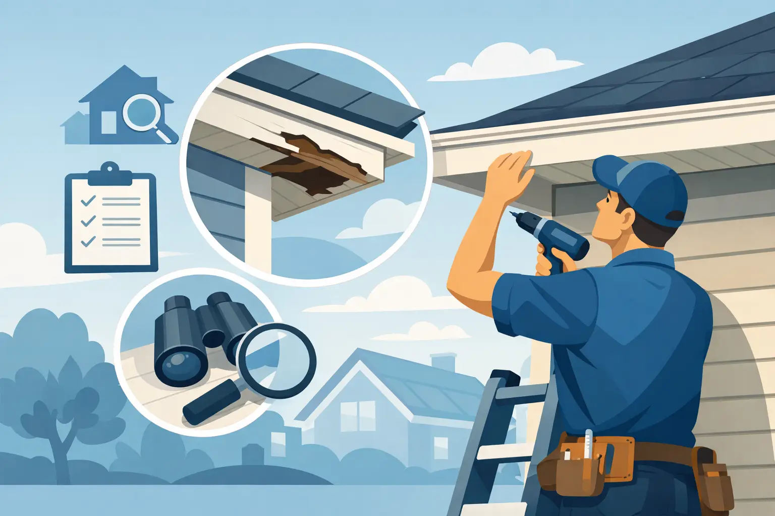 Soffit Repair Near Me: What to Look For