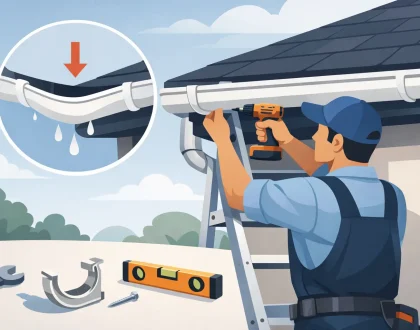 How to Fix Sagging Guttering Properly