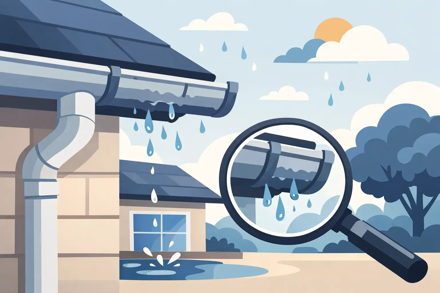 How to Spot Leaking Gutters Early
