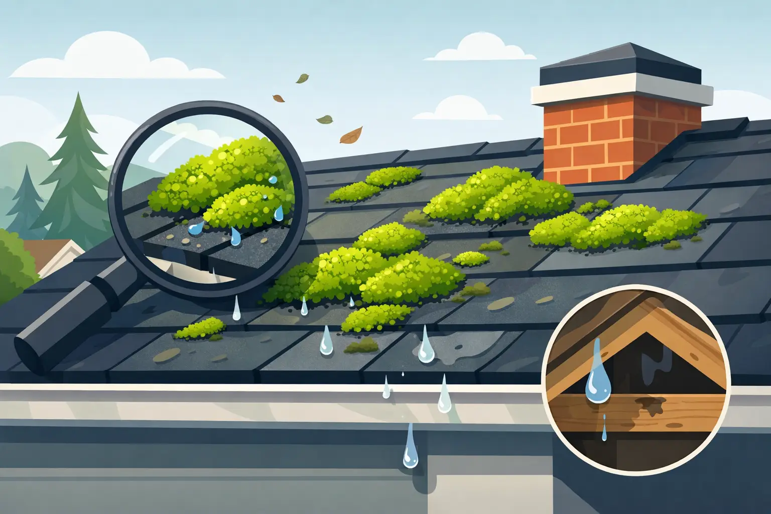 Moss on Roof Risks Every Owner Should Know