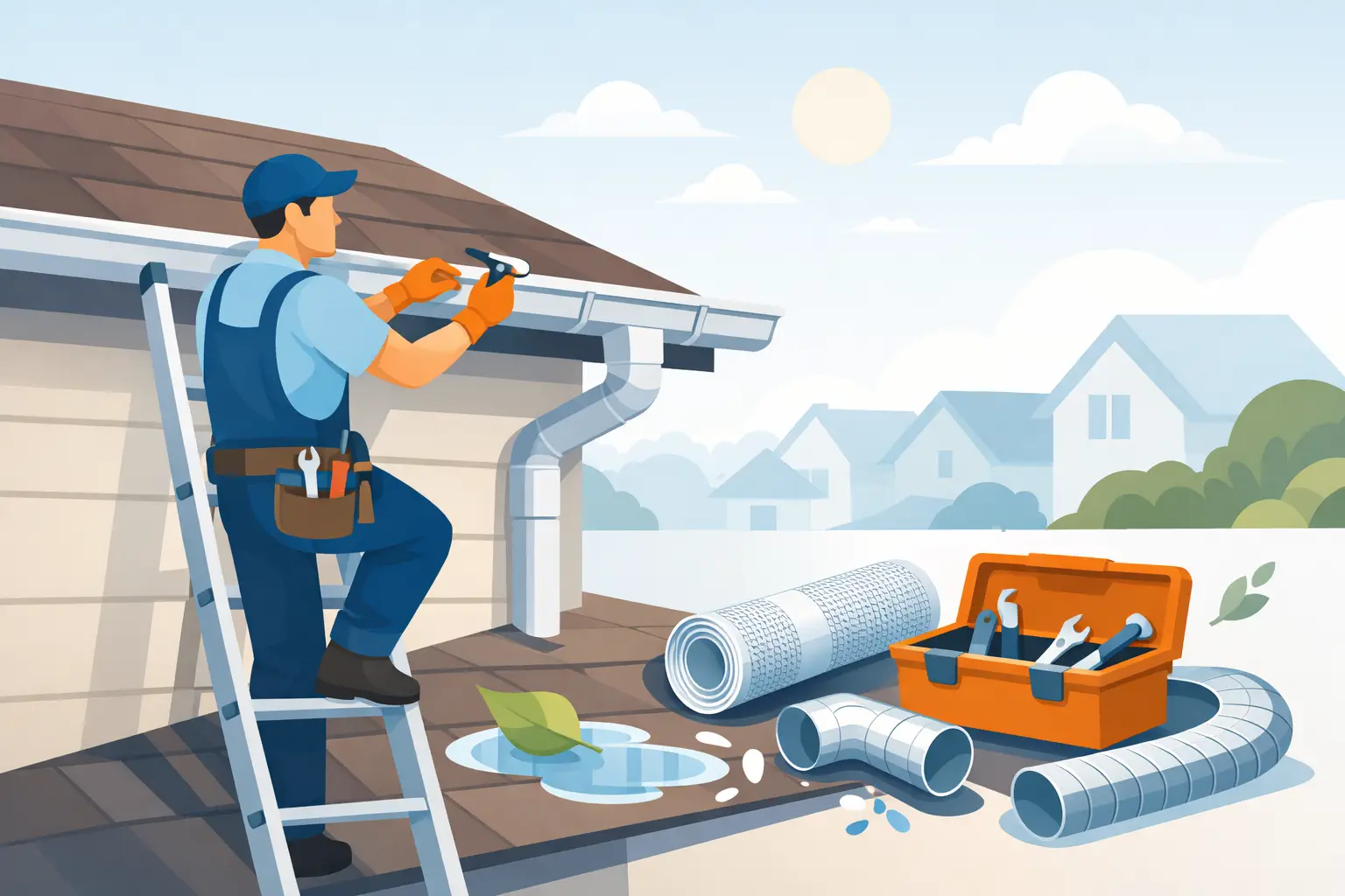 Residential Gutter Repairs Done Right
