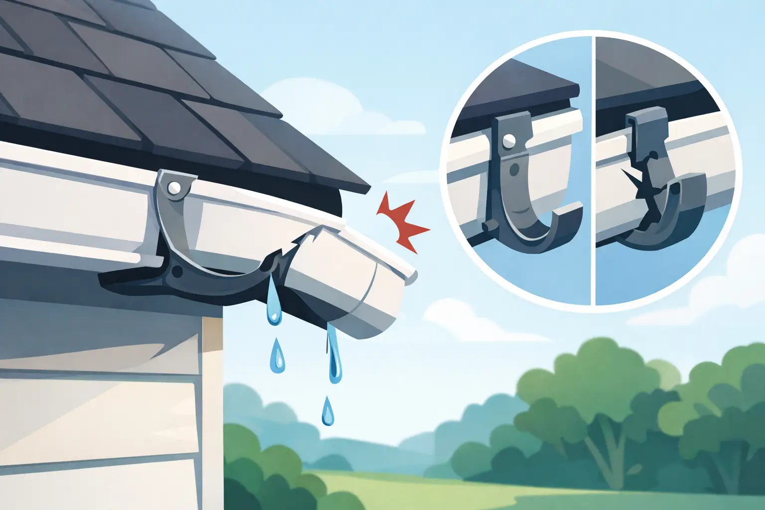 A Gutter Bracket Failure Example Explained