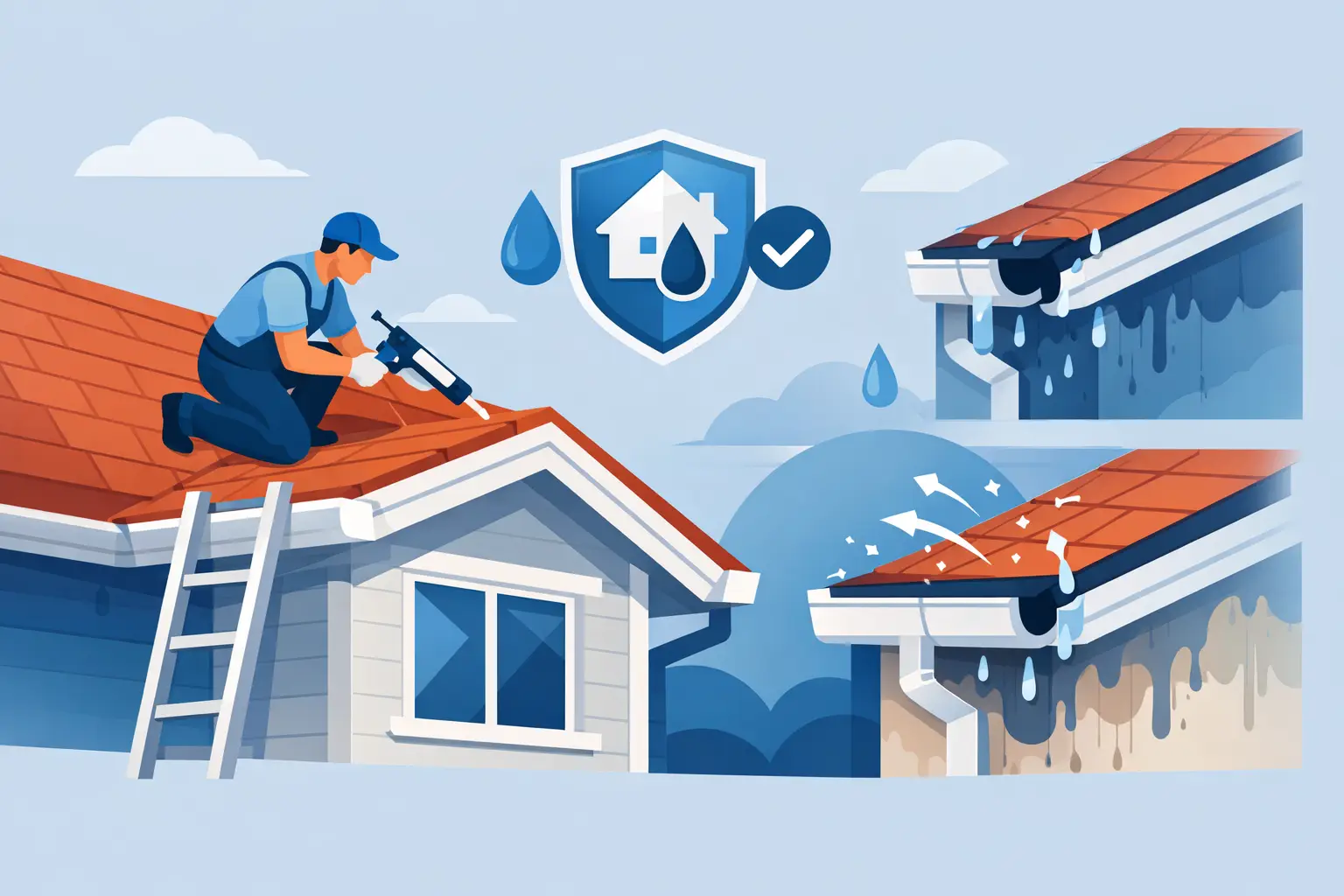 How to Maintain House Roofline and Stop Water Damage