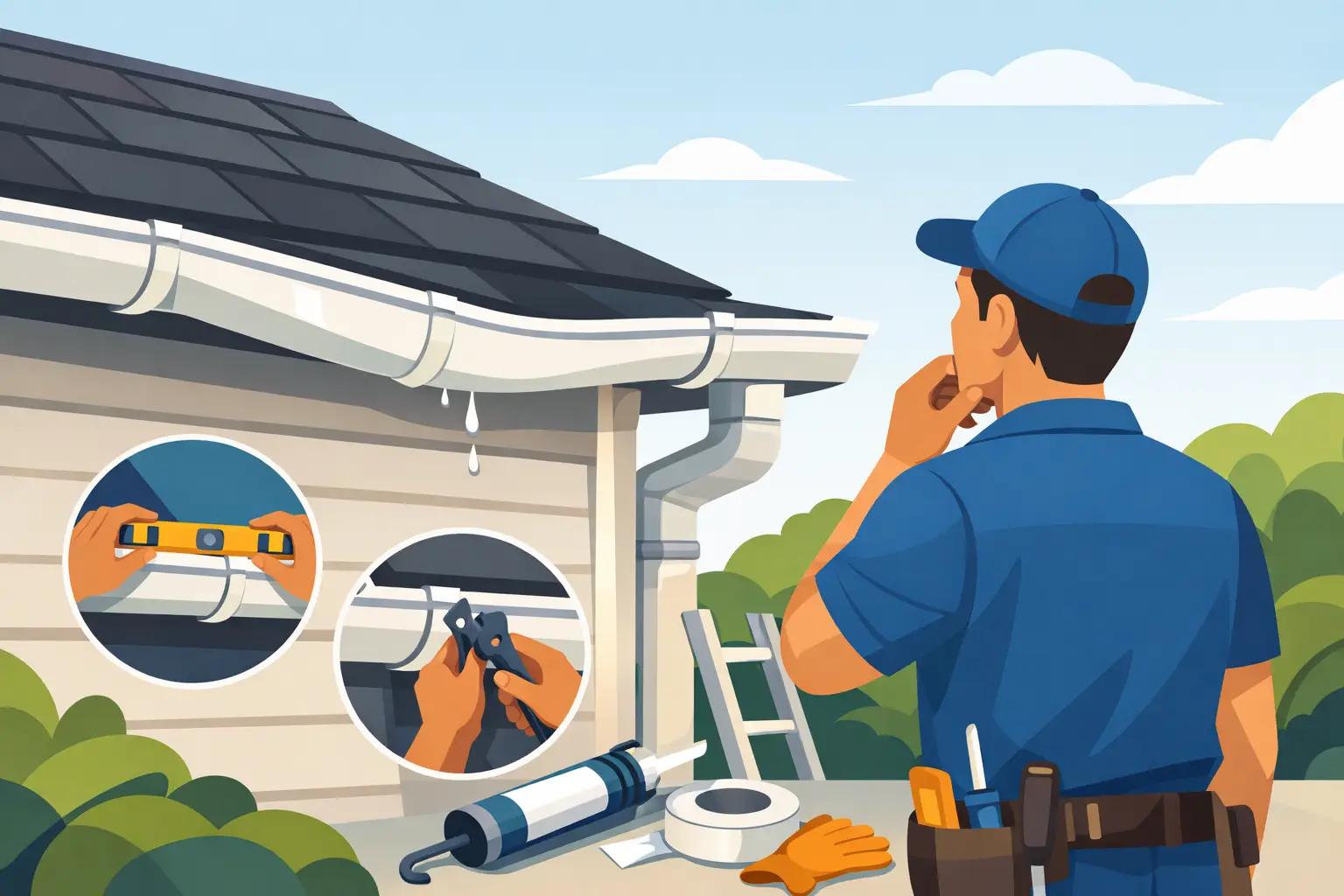 Can Sagging Gutters Be Repaired? What to Know
