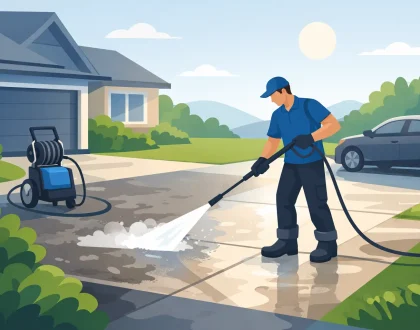 Driveway Pressure Washing: When It’s Worth It