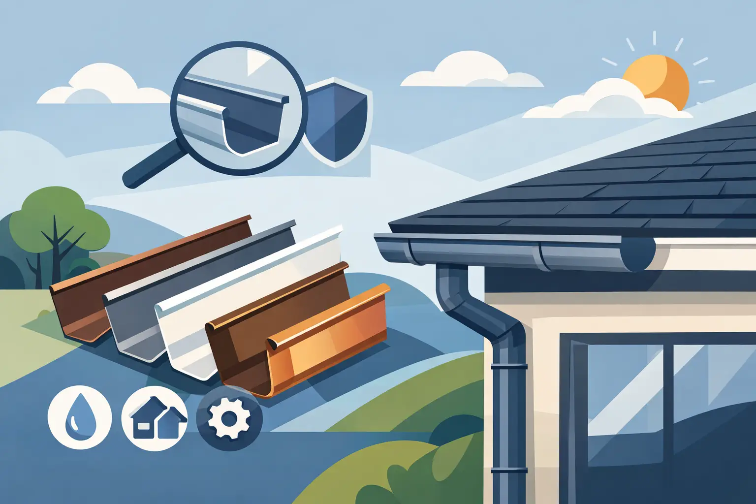 Guide to Choosing Gutter Materials for Homes