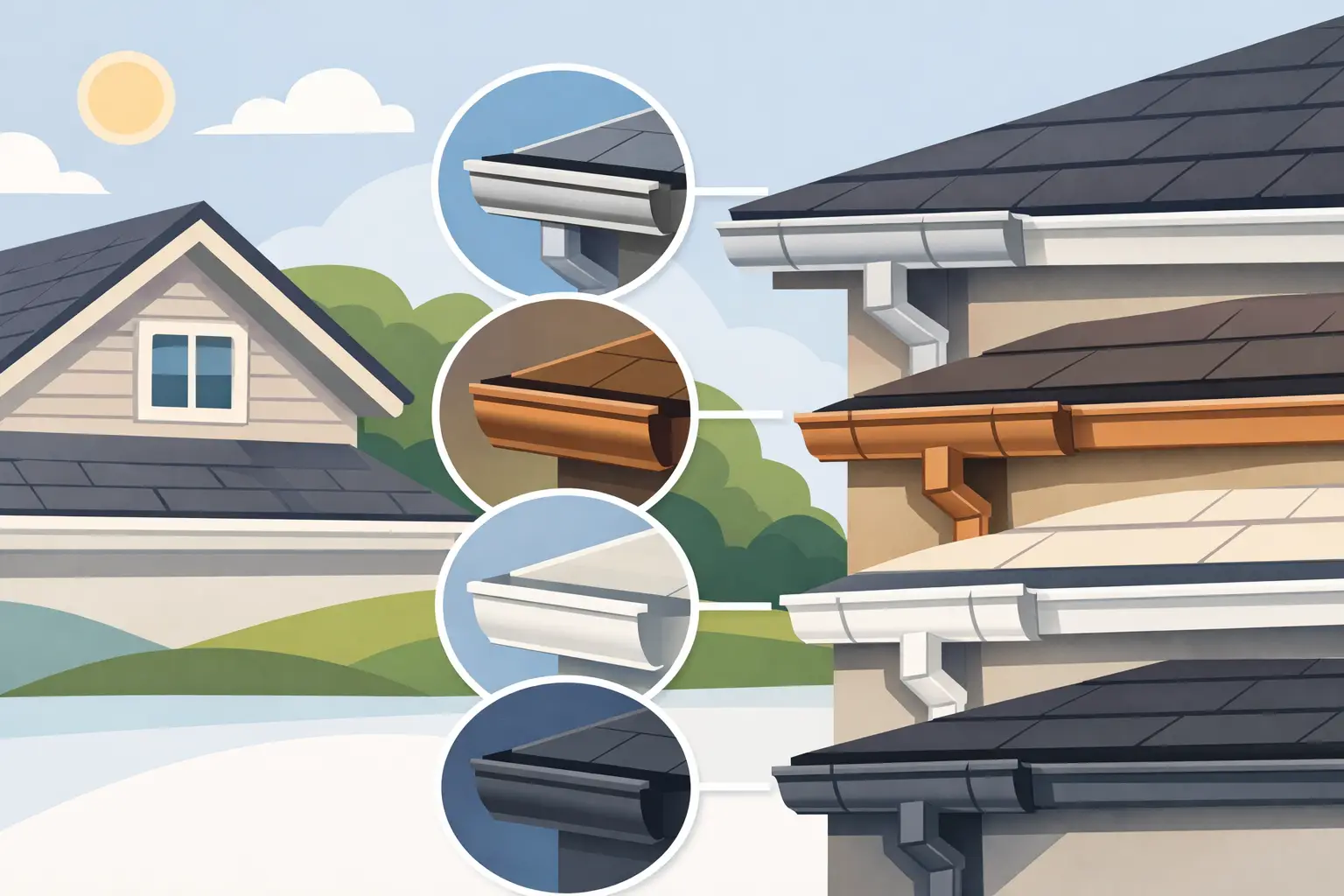Gutter Materials Comparison for Your Home