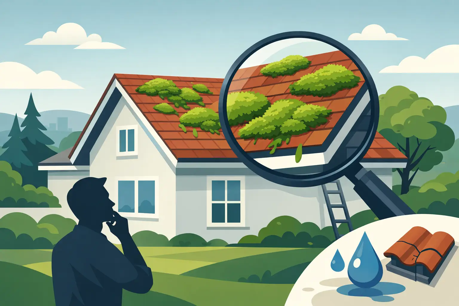 Is Roof Moss a Problem? What Homeowners Should Know