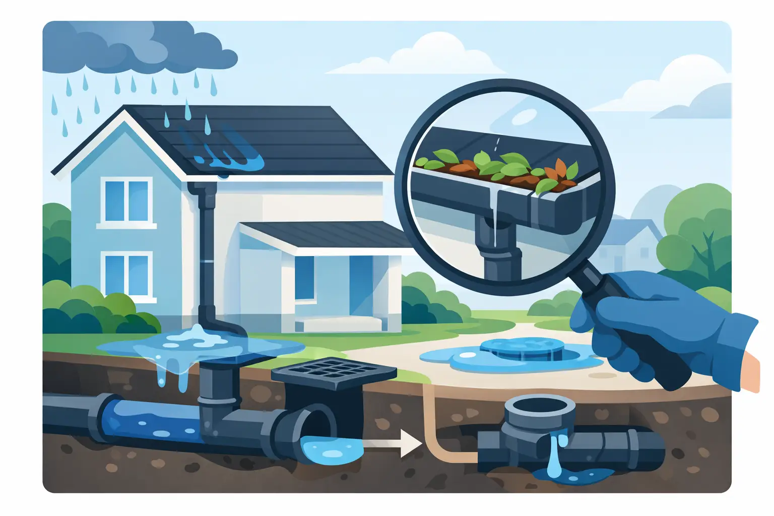 Rainwater Drainage Inspection Guide for Homes