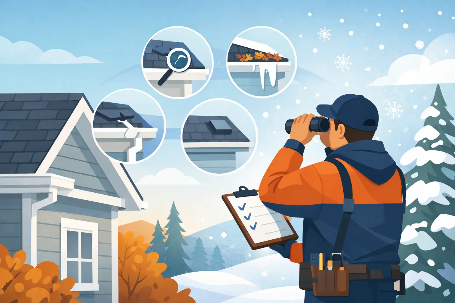Roofline Inspection Before Winter: 7 Key Checks