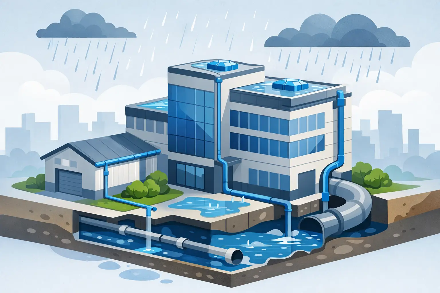 Commercial Rainwater Drainage Guide for Buildings