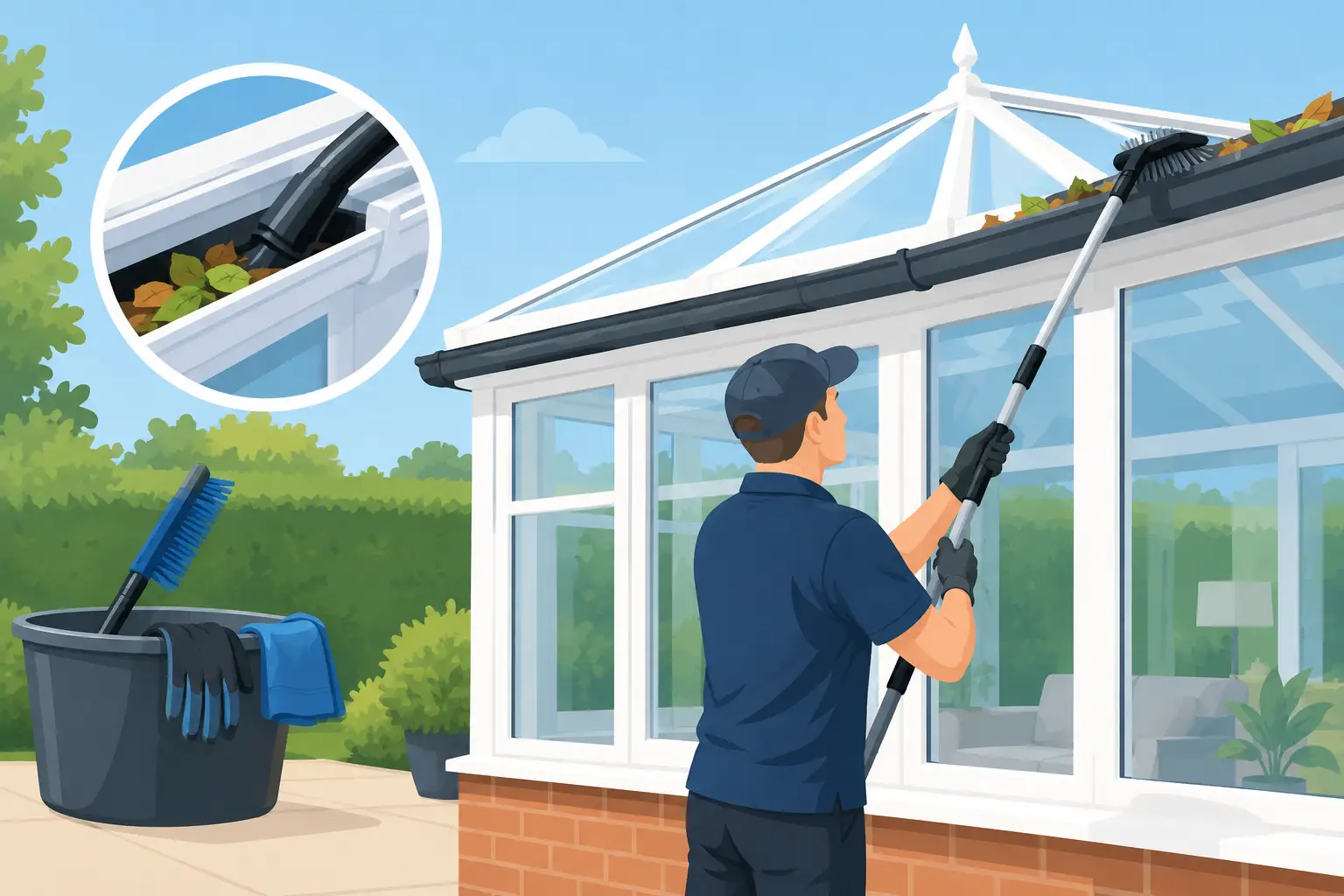Conservatory Gutter Cleaning Methods That Work