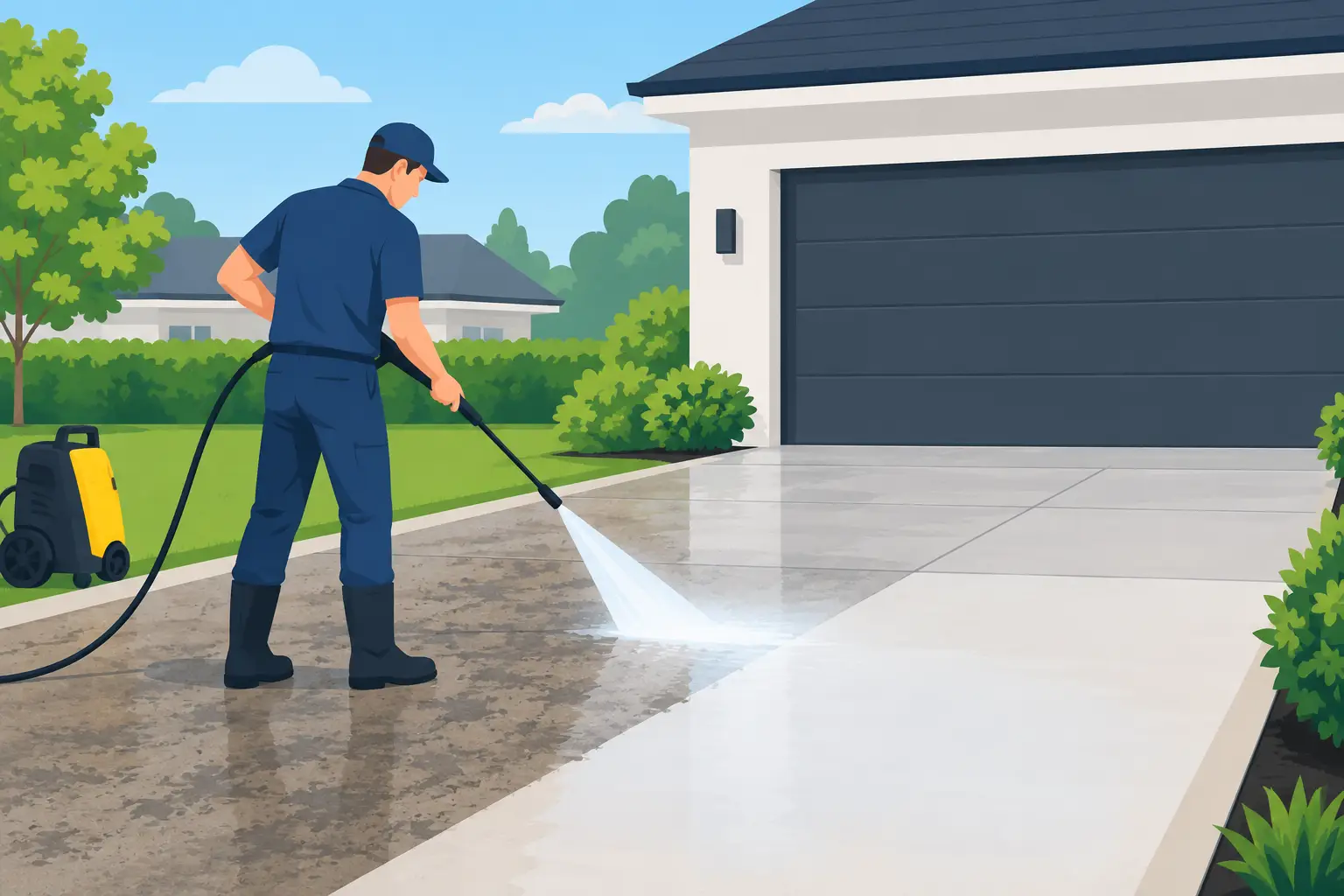 Driveway Jet Washing Benefits for Your Property